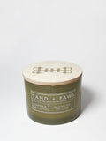 Sand + Paws Pumpkin & Eucalyptus 12 oz scented candle