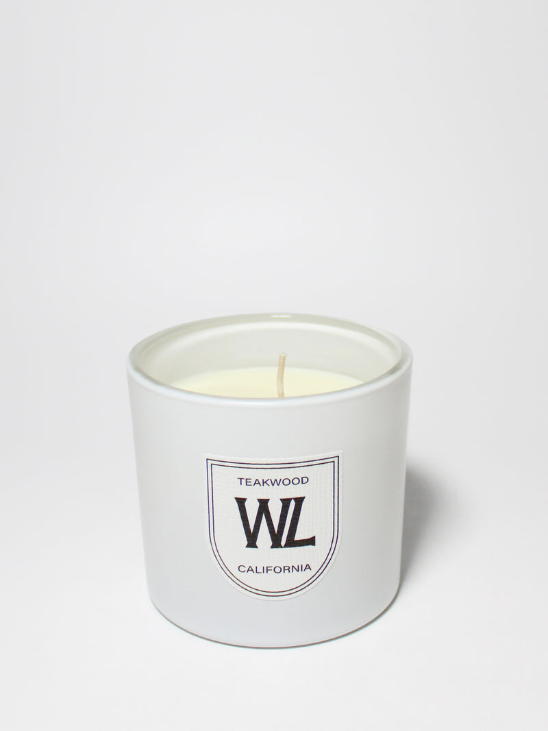 Teakwood 11 oz scented candle